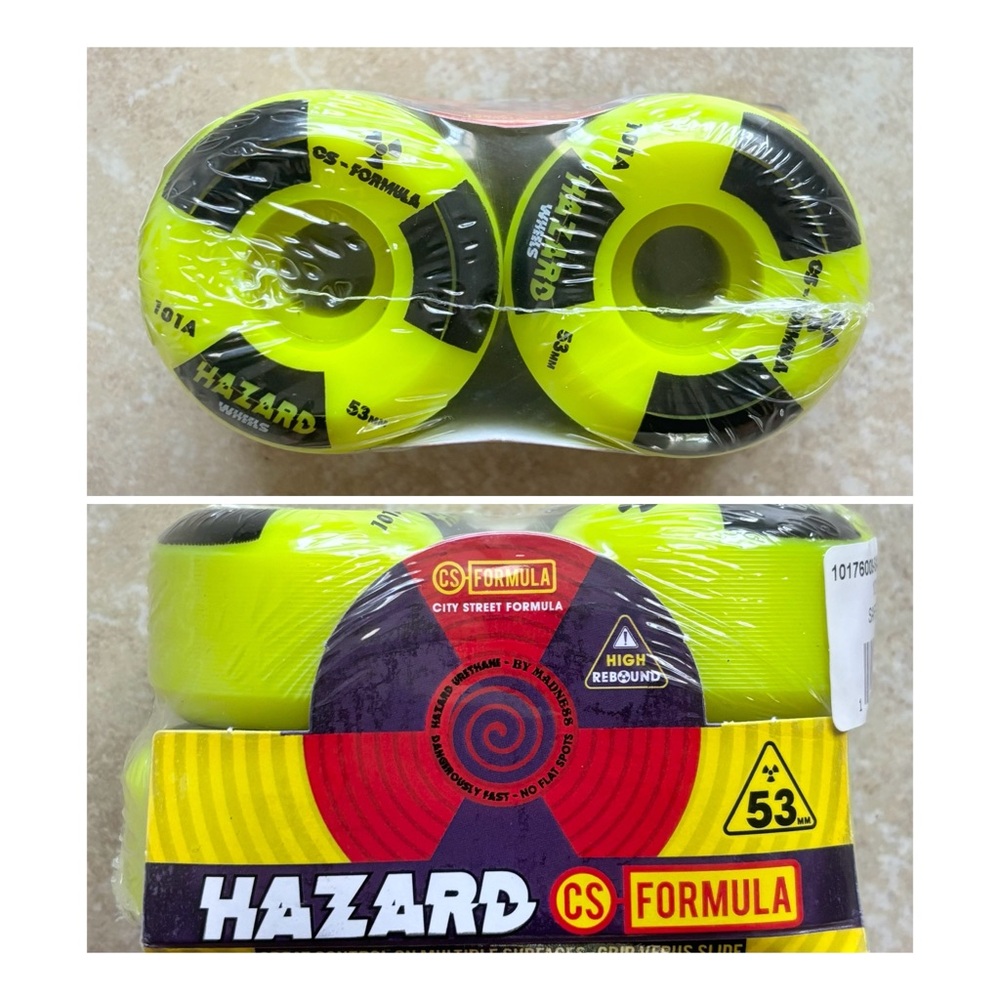 Hazard CS Formula Skateboard Wheels (5 sets)